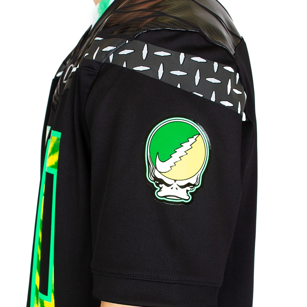 Ducks Spirit, Nike, Black, Jerseys, Polyester, Men, Unisex, Football, Game Day, Tonal Wings, Diamond Plate, #90, 1013628